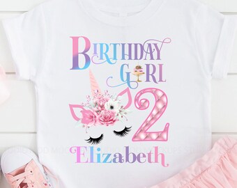 Unicorn Birthday Shirt,Unicorn shirt,Matching Birthday Family Shirts, personalized Unicorn Birthday Shirt,Unicorn Custom shirt, unicorn 7-59