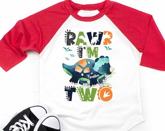 Dinosaur Birthday shirt, Dinosaur personalized birthday shirt, Dino birthday shirt, Dinosaur family matching shirts, t-rex birthday boy dino