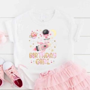 Outer Space birthday girl shirt, Space birthday girl shirt, space birthday, outer space birthday, space party, rocket shirt, outer space 182