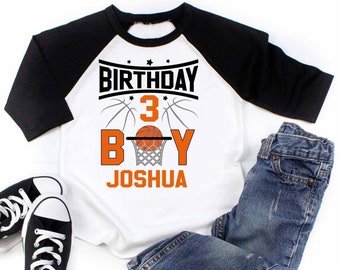 kids Basketball Birthday shirt, basketball shirt, birthday boy basketball shirt, basketball family matching shirts, personalized basketball