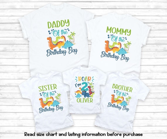 toddler boy dinosaur birthday shirt