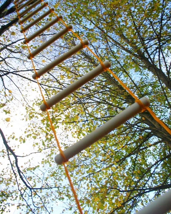 Long Rope Ladder for Hard to Reach Places and Playgrounds 