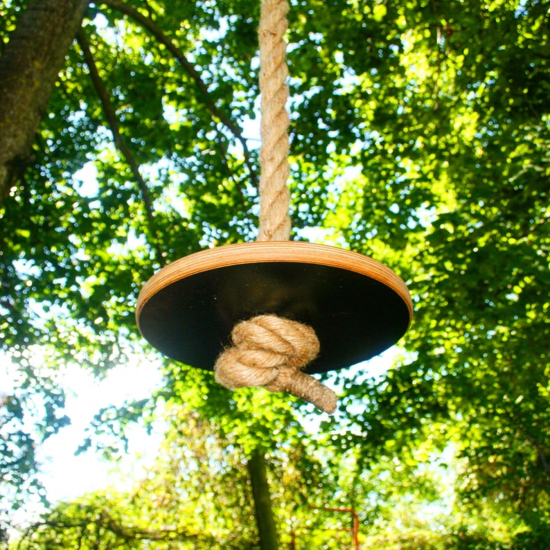 Disk Rope Swing Large Disk Tree Swing 6.666 Feet 210 M Etsy