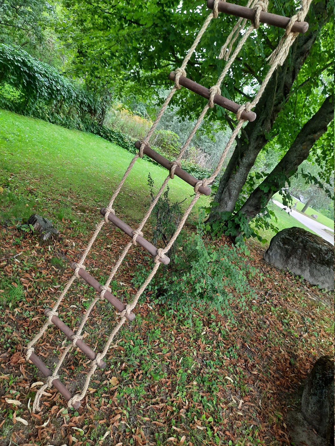 Climbing rope ladder tree house ladder garden accessory Etsy