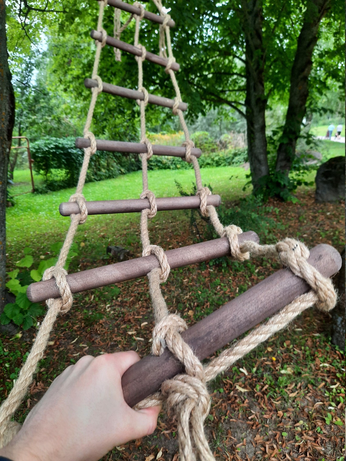 Climbing rope ladder tree house ladder garden accessory Etsy