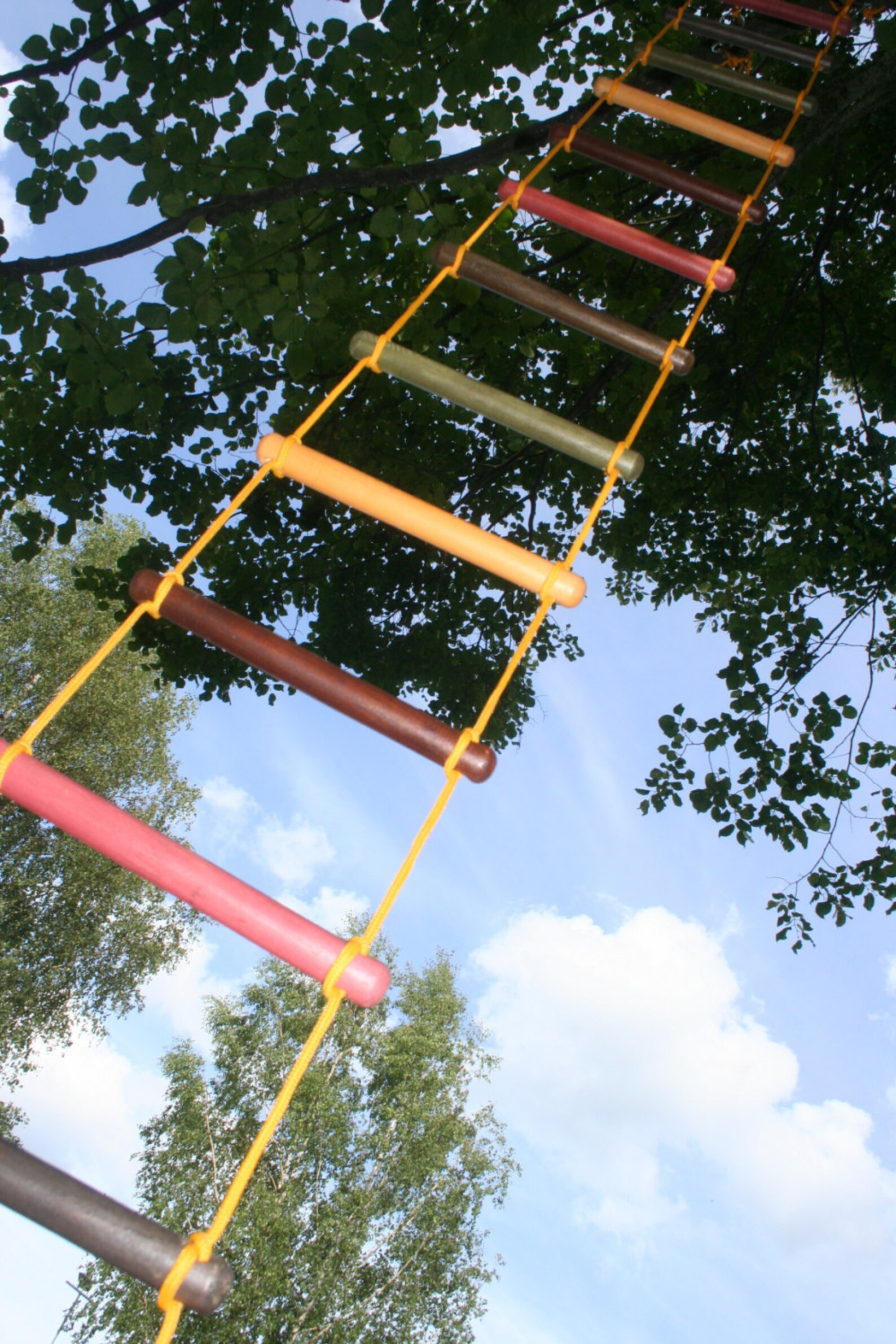 Climbing Rope Ladder, 3.333 Feet 110 M Long 0.9 Feet 27 Cm Wide, Tree House Ladder, Garden