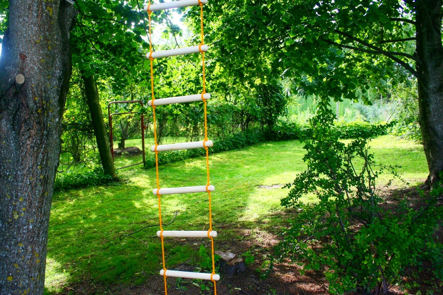Climbing rope ladder tree house ladder garden accessory Etsy
