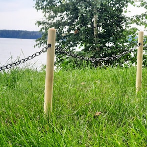 chain fence for gardens,parks and backyards, practical and decorative 6,6 - 100 feet long
