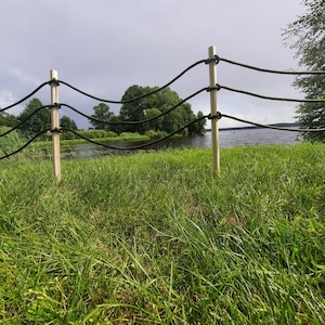 Decorative Rope Fence for Gardens, Parks and Backyards: Custom Length ...