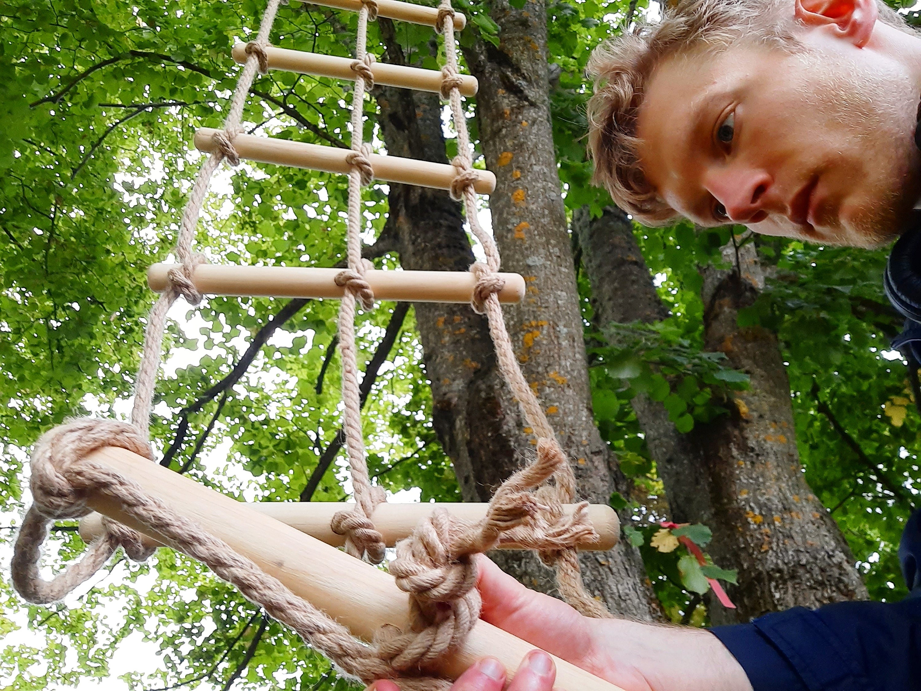 Climbing Rope Ladder, Tree House Ladder, Garden Accessory, Long