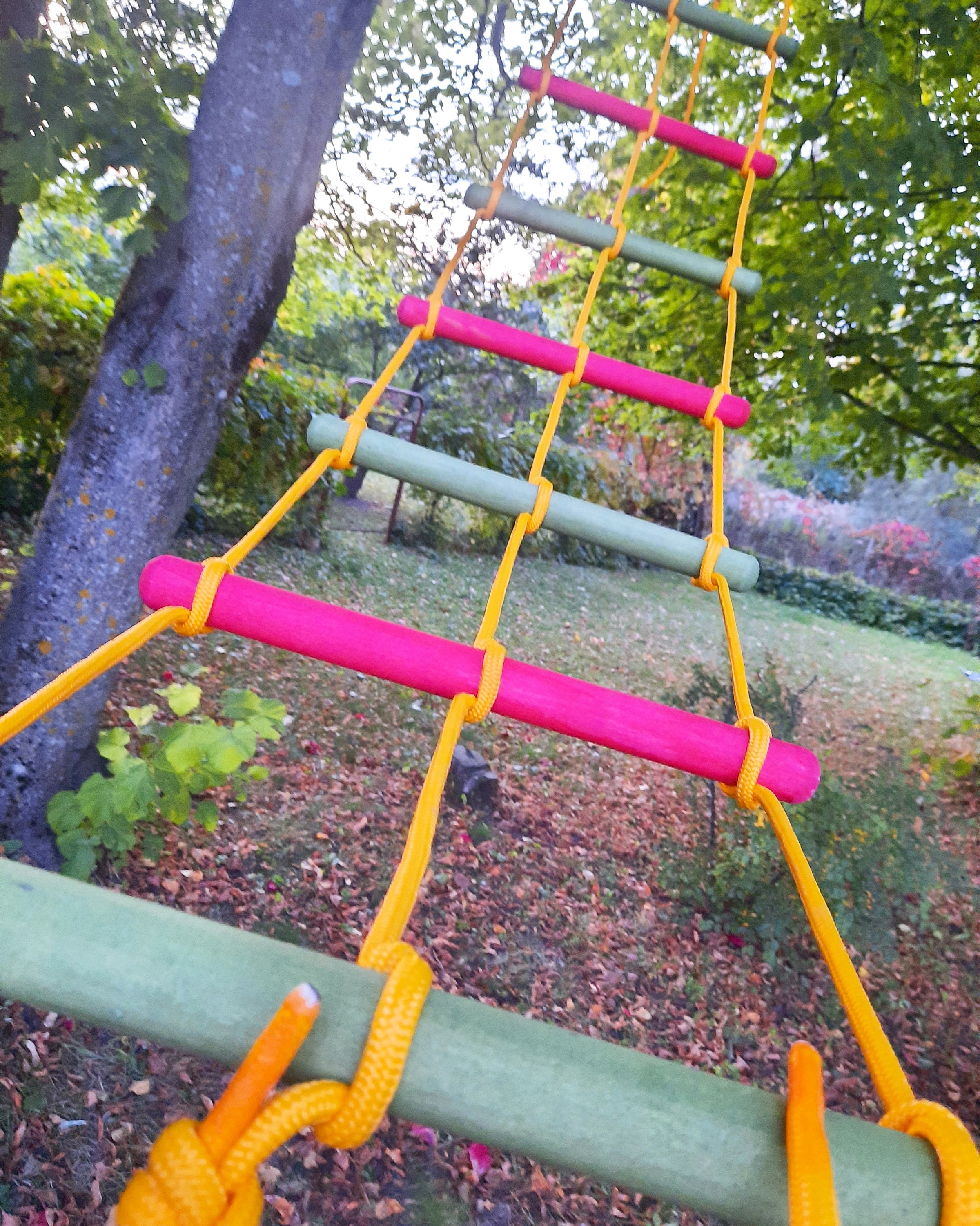 ISOP Échelle de Corde 5 m | Échelles intérieures/extérieures pour Maisons, cabanes dans Les Arbres, terrains de Jeux et Escalade | Accessoires de ISOP Échelle de Corde 5 m | Échelles intérieures/extérieures pour Maisons, cabanes dans Les Arbres, terrains de Jeux et Escalade | Accessoires de