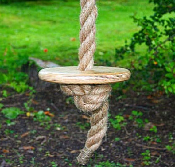 Tree Swing With Disc Seat and Thick Rope for Good Grasp 