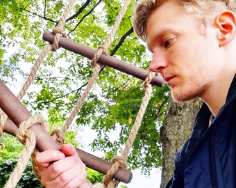 large triple rope ladder