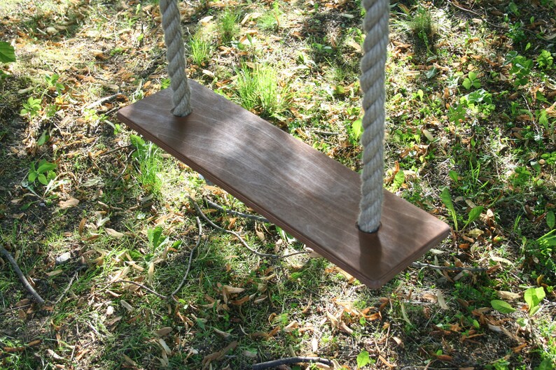 Rustic swing 2.3 feet 70 cm wide 6.666 feet long rope Etsy