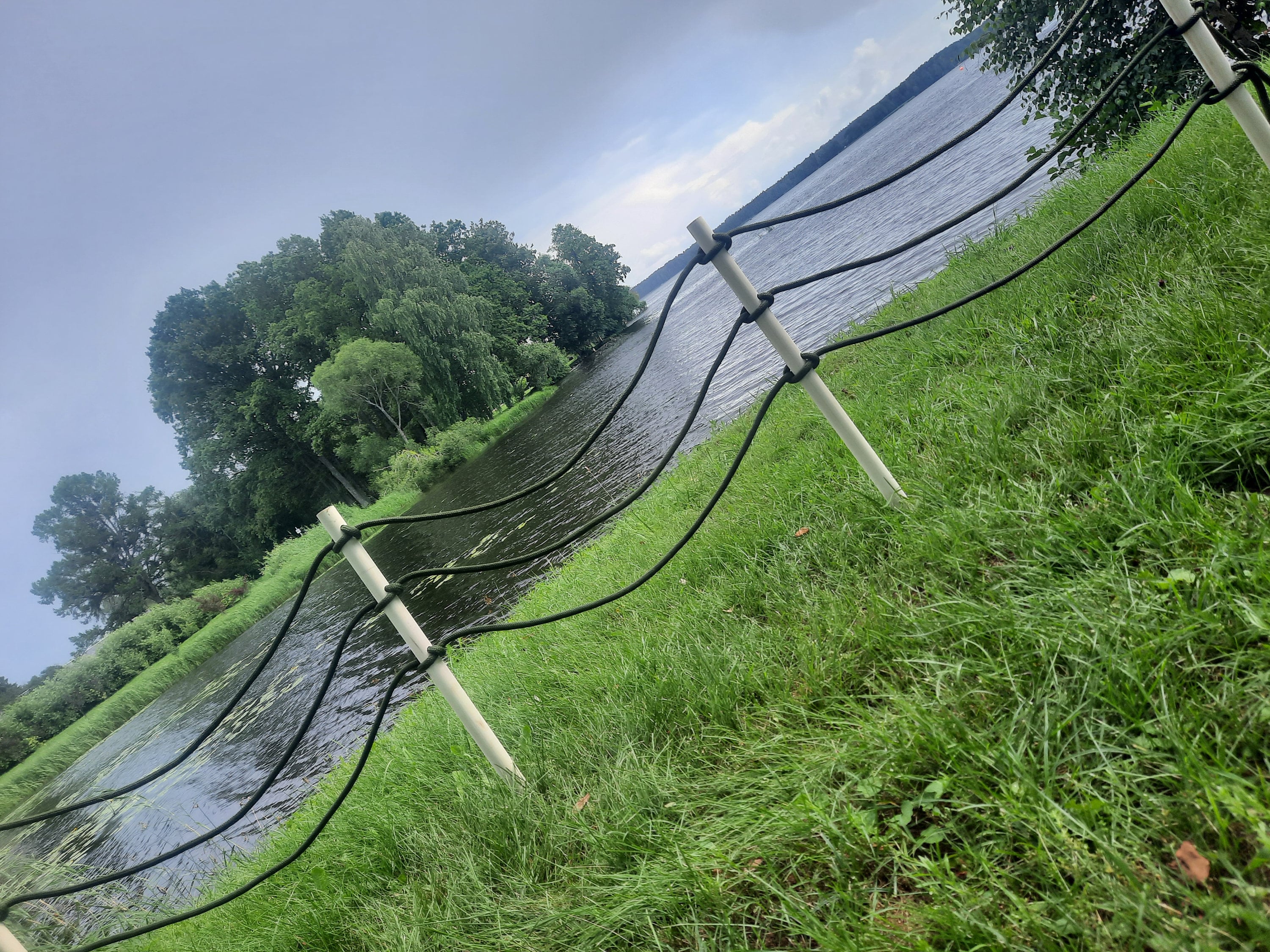 Decorative Rope Fence for Gardens, Parks and Backyards: Custom Length ...