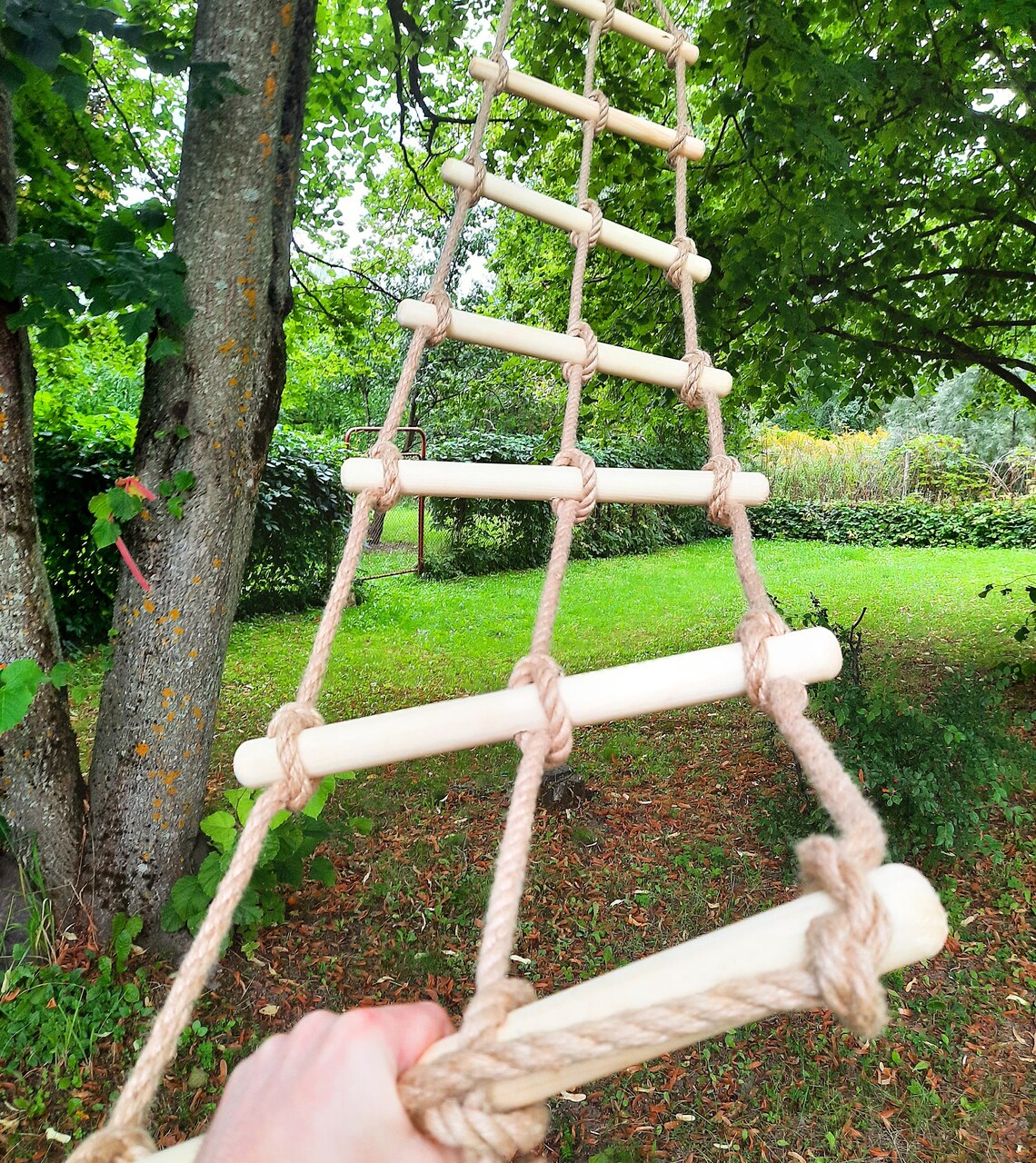 Climbing Rope Ladder Tree House Ladder Garden Accessory Etsy