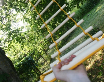 Long rope ladder for hard to access places and playgrounds: Custom Length