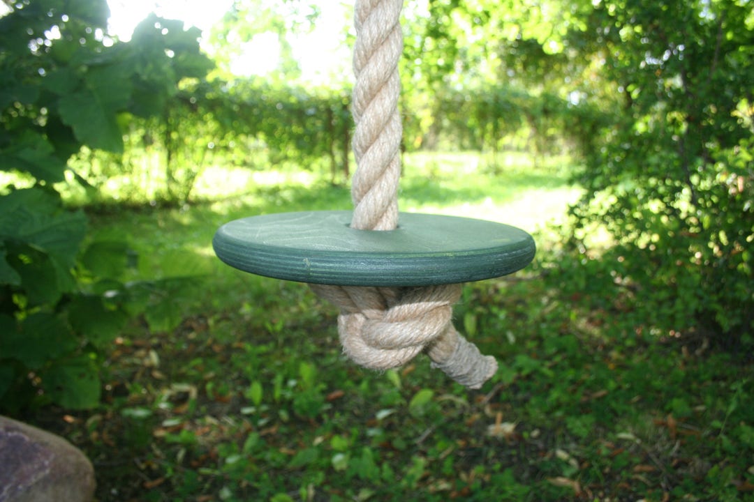Rope Swing, Custom Length Jute Rope With Metl Mounts - Etsy