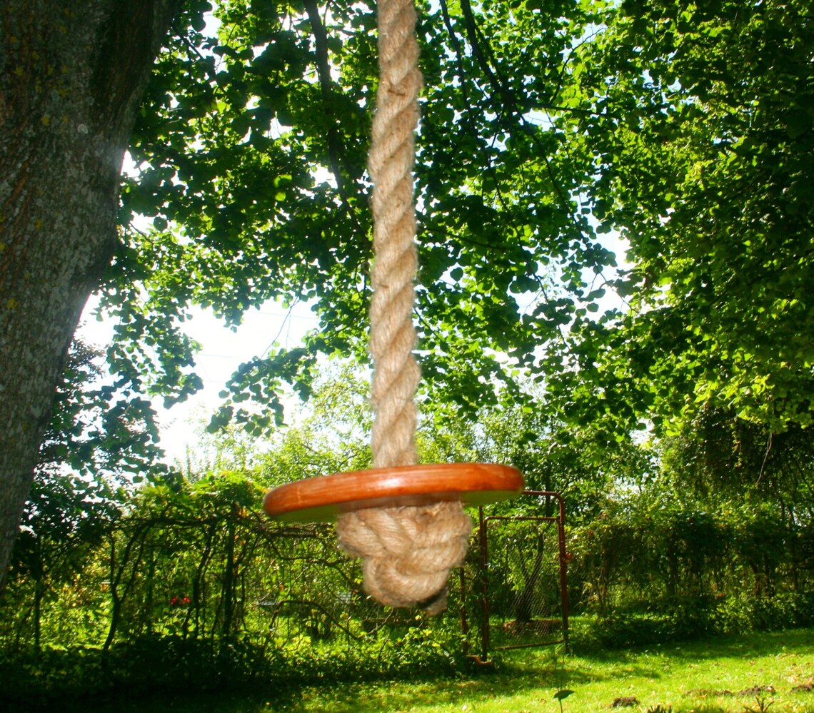 Rope Swing Jute Rope Swing 6.666 Feet Long 1.2 Inch 3 Cm Etsy