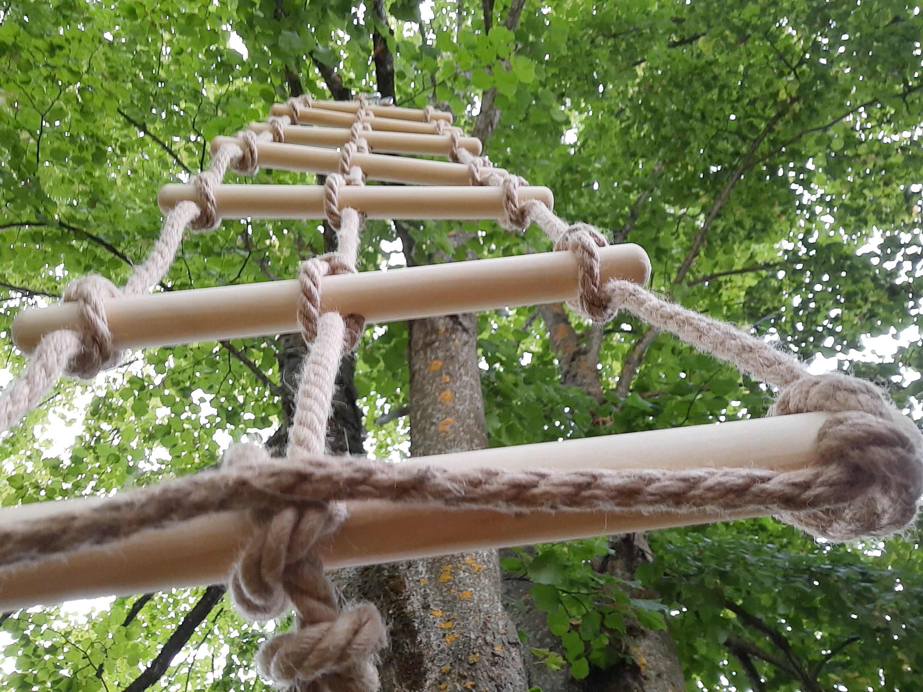 Climbing Rope Ladder, Tree House Ladder, Garden Accessory, Long Rope ...