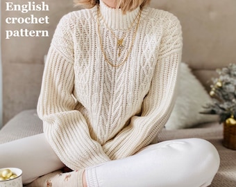 Fusion sweater (PDF crochet pattern)