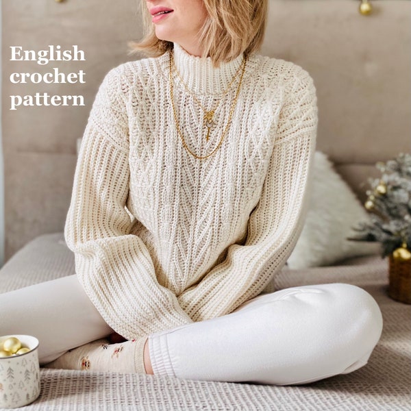 Fusion sweater (PDF crochet pattern)