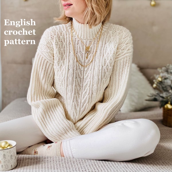 Fusion sweater (PDF crochet pattern)