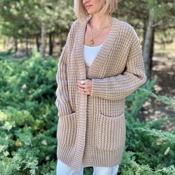 Pixel Cardigan (PDF Crochet Pattern) - Etsy