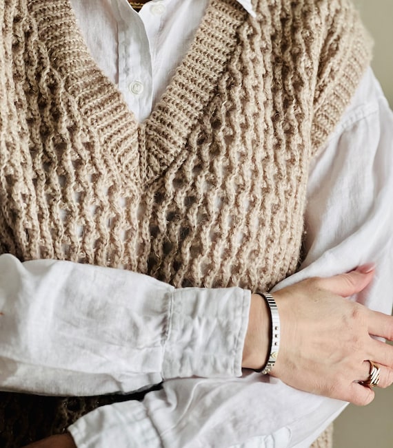 Lace Honeycombs Vest (PDF Crochet Pattern) - Etsy