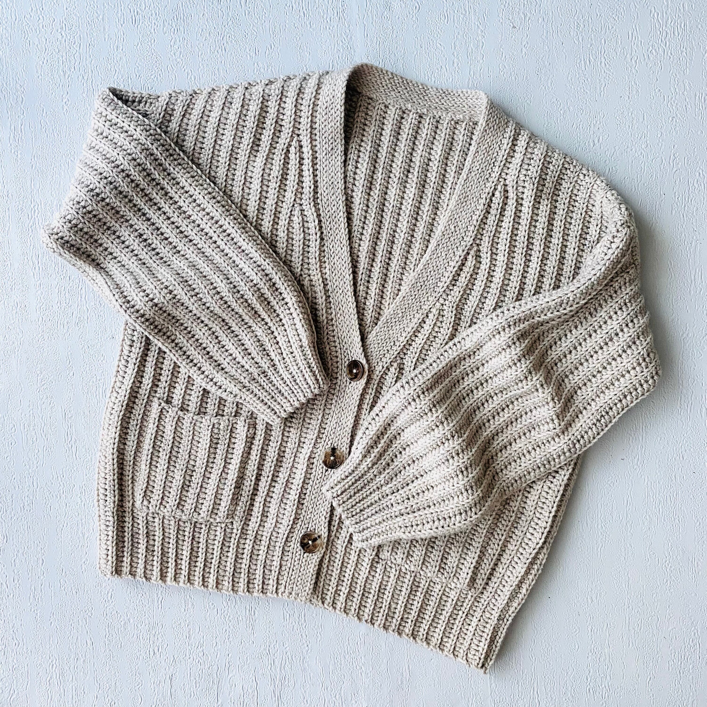 Simple Cozy Cardigan (PDF Crochet Pattern) - Etsy Canada