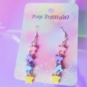 Dangle Star Earrings