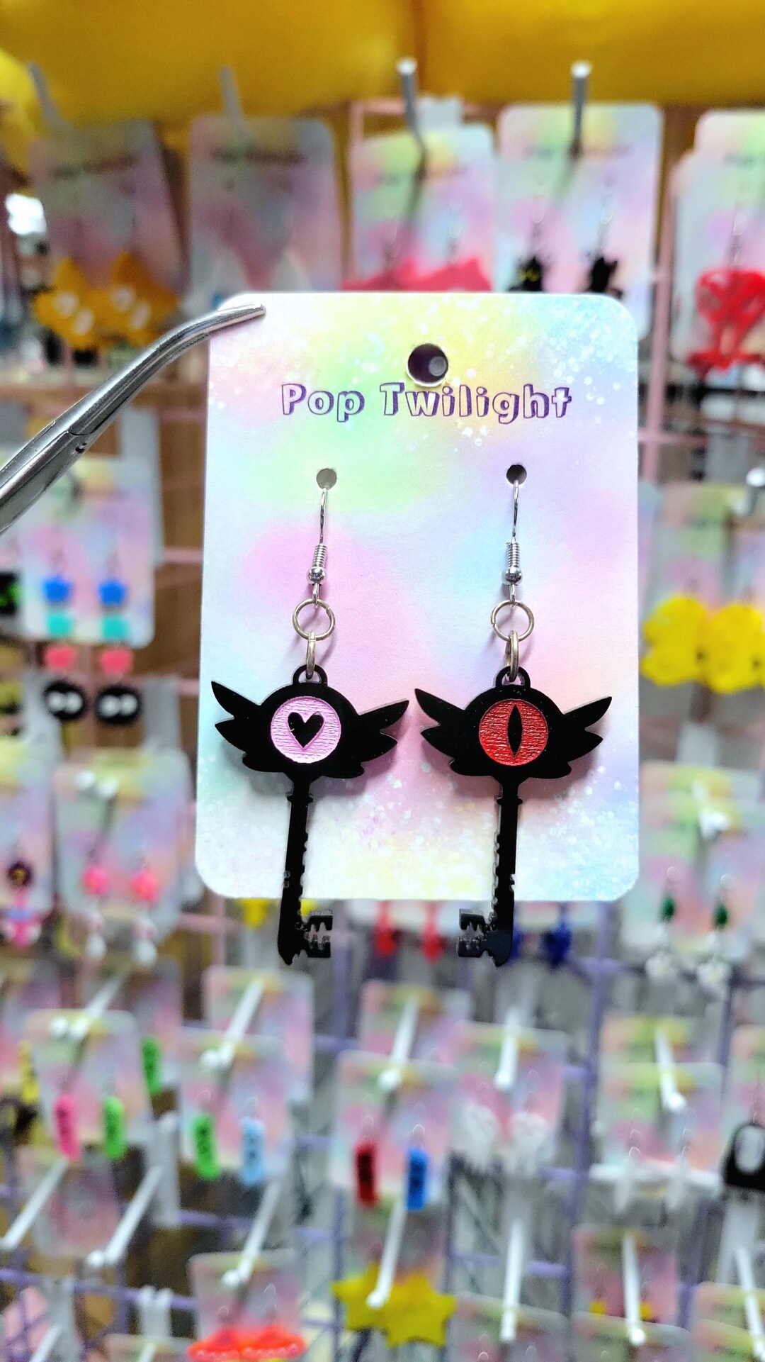 Key Key Hh Hotel Keys Earrings, HH Fandom, Demon Jewelry Nerdy Accessories - Etsy