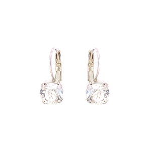 Simple crystal drop earrings