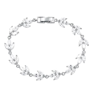 Marquis tennis bracelet - bridal bracelet