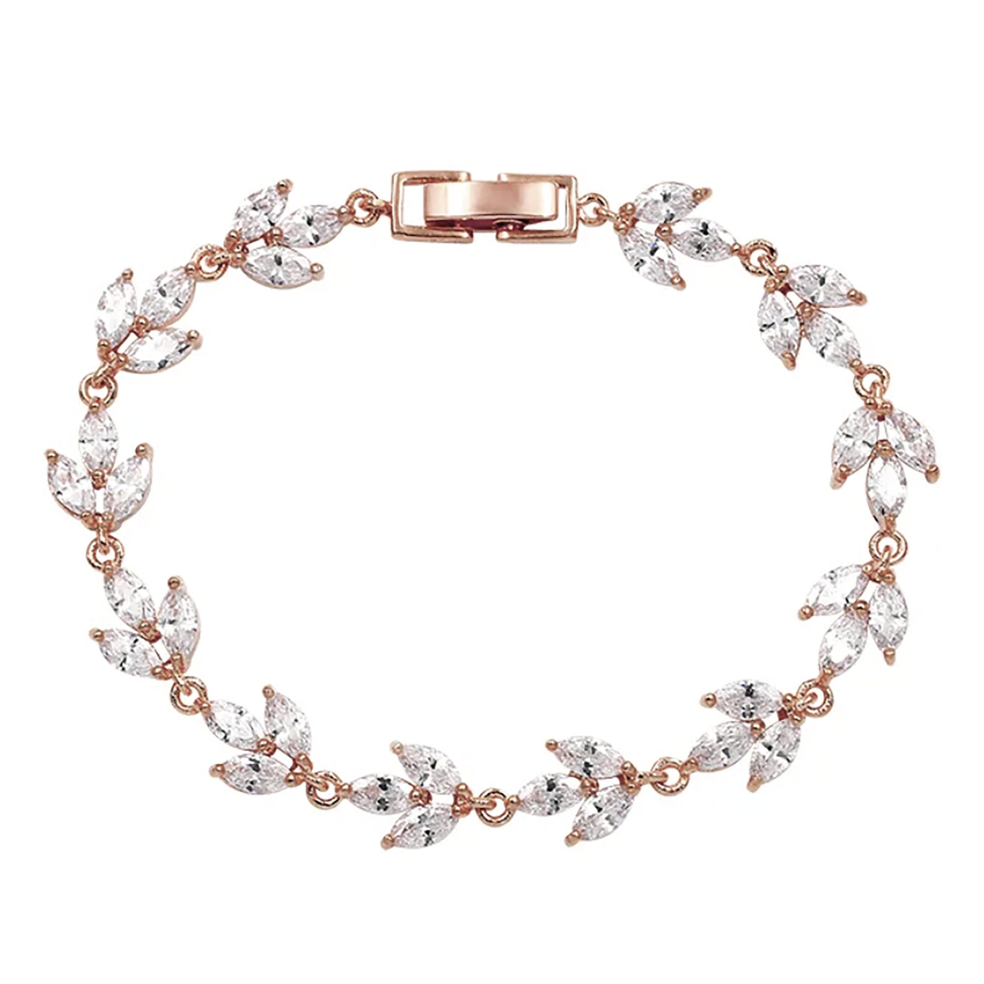 Bracciale Tennis da Uomo in argento con zirconi Bianchi