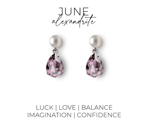 June birthstone studs June birthstone studs