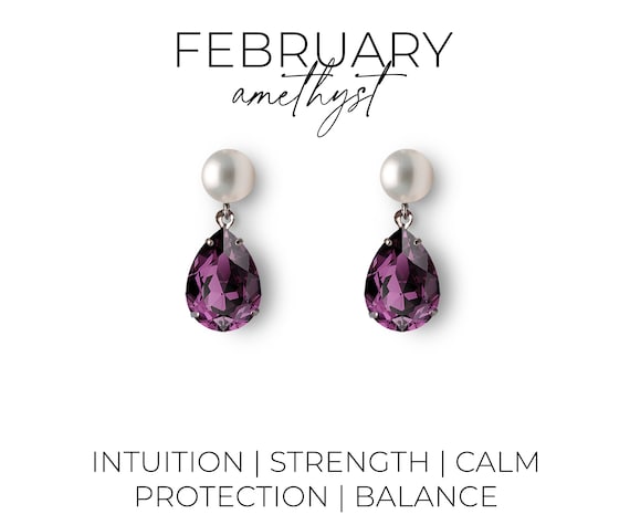 Share 118+ february birthstone earrings best