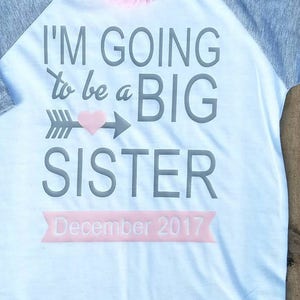 I&#39;m Going To Be A Big Sister 2025 Shirt, New Baby Reveal 2025, Sibling Pregnancy Announcement, Adoption Children Tee, Coming Home Sets