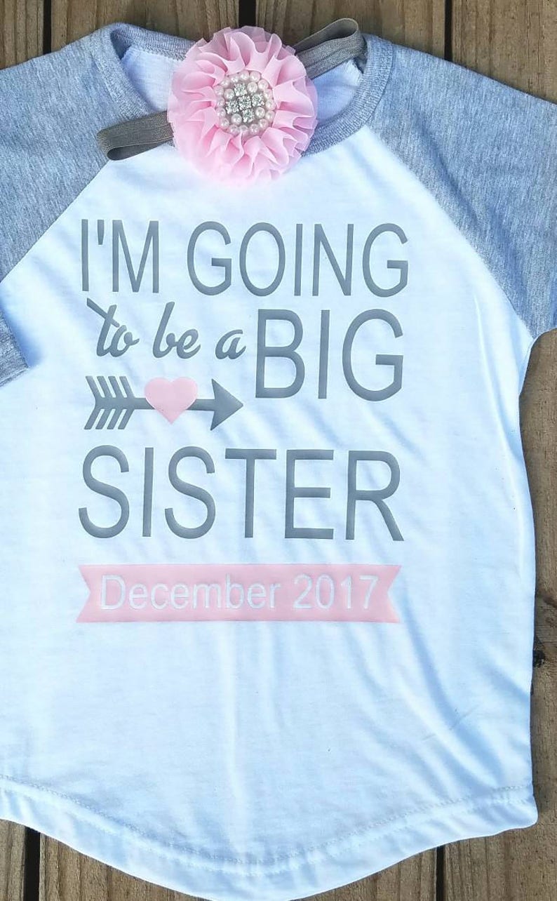 i am going to be a big sister shirt