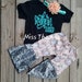 Girls Western Clothing, Baby Infant Girls Bell Bottoms, Southern Raised, Flare Bull Skull Boho Pants, Western Cowgirl Wear, Southern Store 