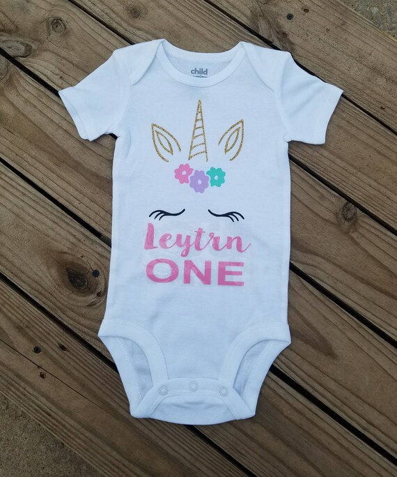 unicorn one year old outfit