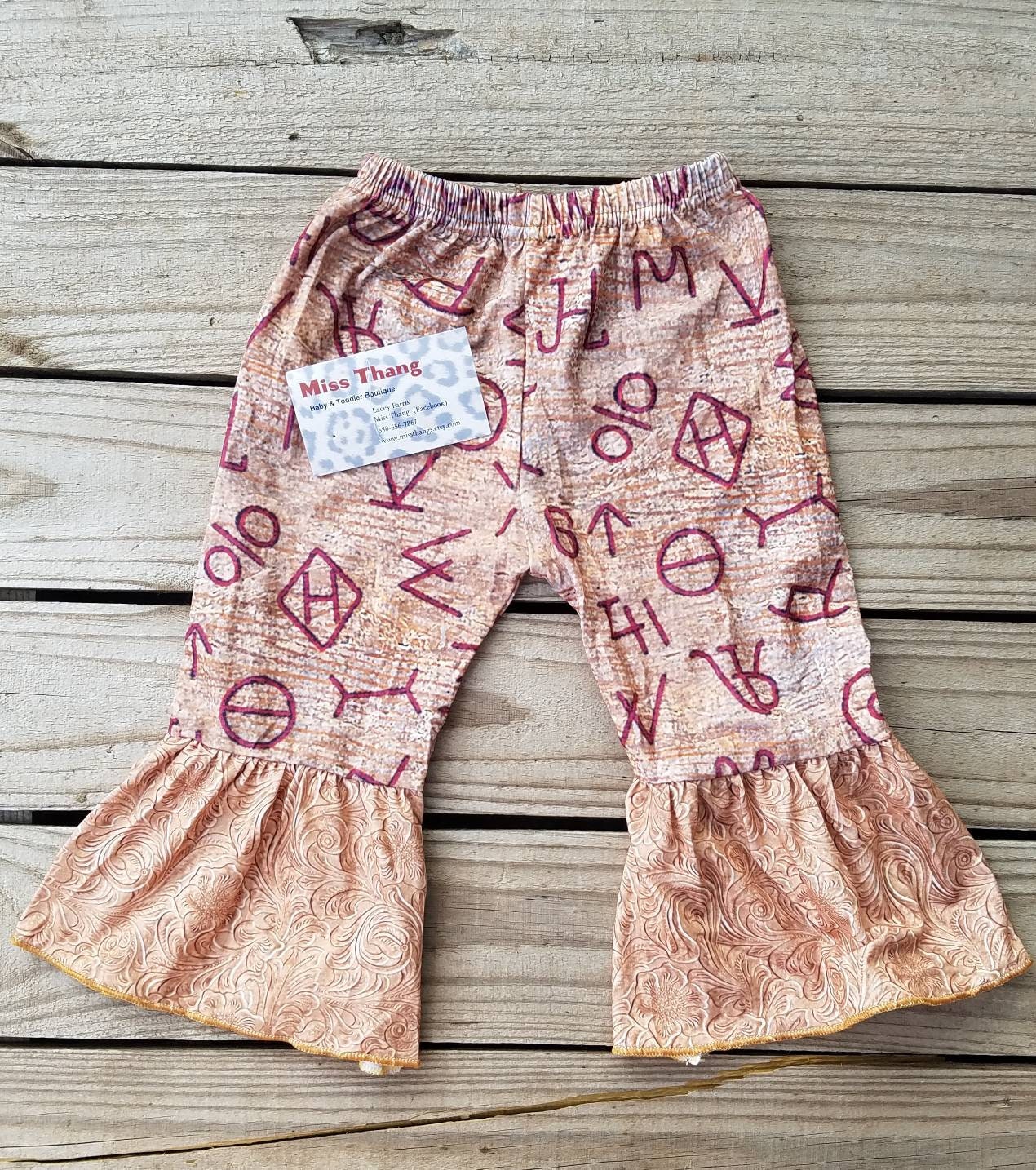 Western Bell Bottoms Toddler Country 