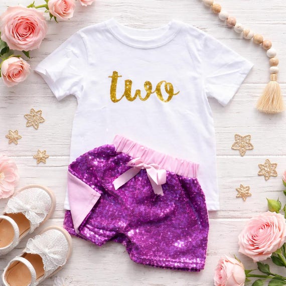 2nd birthday dress Girl Luke and Lulu Apparel 46 cm / 18.1 BIRTHDAY SHARK Baby Girl Two