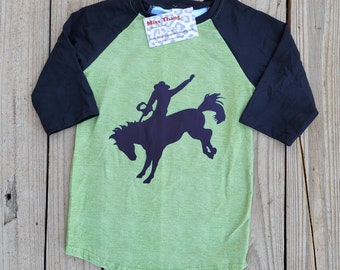 Country Boys Shirt, Western Wear Clothing, Bucking Horse Shirt, Birthday for the Cowboys, Cowboys Rodeo Boho Wear, Western Infant Toddlers