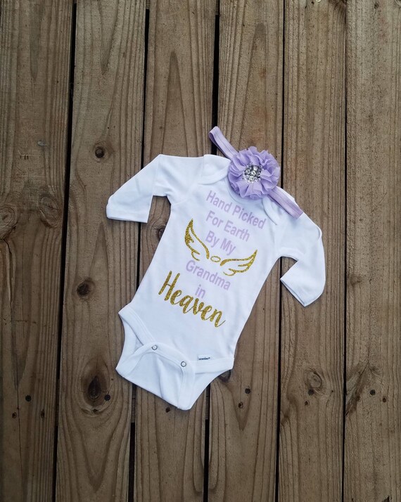 Grandma In Heaven Outfit Hand Picked For Earth By My Grandma Etsy etsy