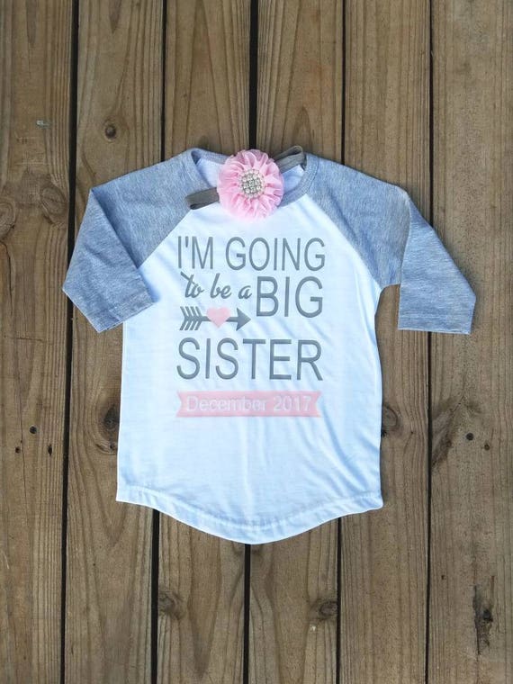 i am going to be a big sister shirt