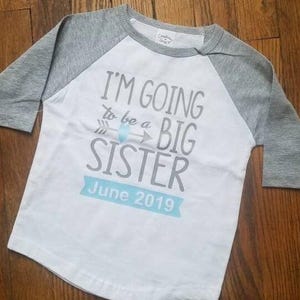 I&#39;m a Big Sister Outfit, 2025 New Big Sister Shirts, Family Pregnancy Baby Announcement 2025, Toddler Girls Sibling Personalized Outfit
