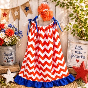 orange and white chevron dress Sew Sew Adorable Smocked Pumpkin Bishop Dress w/Orange