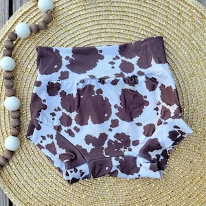 Cow Print, Cow Print Bummie, Western Girl Clothing Set, Livestock Diaper Covers, COW PRINT, Baby Girls Stuff, Bummies for Girls, Bummies Cow