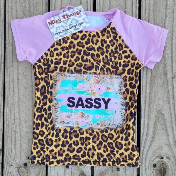 Sassy and Leopard Girls, Western Boutique Clothing, Southern Leopard Boho Style, Infant Baby Girl Cowgirl Wear, Toddler Sassy Pageant Wear